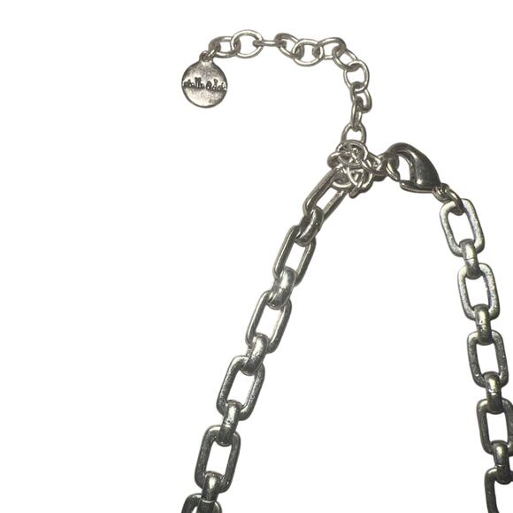 Vtg Stella & Dot Twilight Fringe Necklace old money feminine green Workwear Boho - Picture 7 of 14